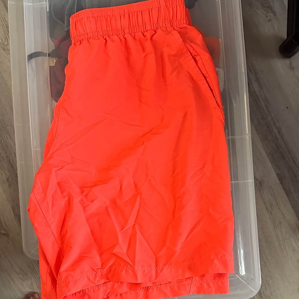 Under Armour Neon Orange Shorts